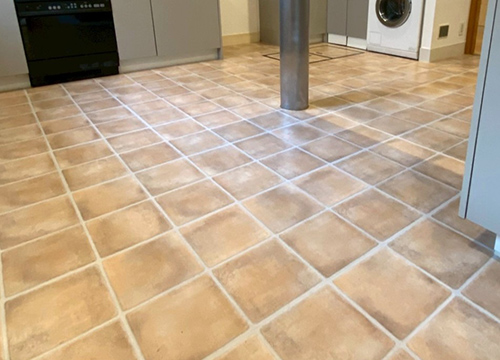 フロアタイル施工