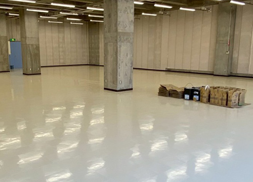 フロアタイル施工