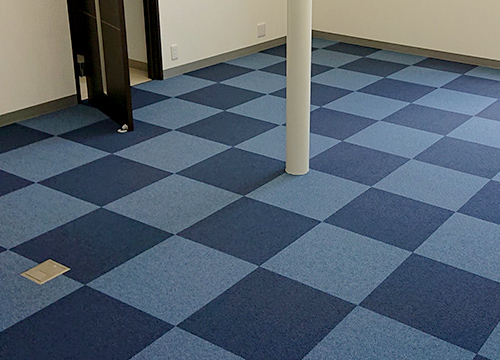 タイルカーペット施工